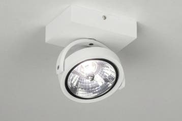 Rietveld Spots - Wit - Aluminium, Huis en Inrichting, Lampen | Hanglampen, Verzenden, Nieuw