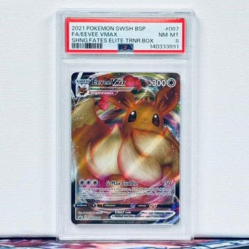 Pokémon Graded card - FA/EEVEE VMAX #087 - Pokémon - PSA 8, Nieuw