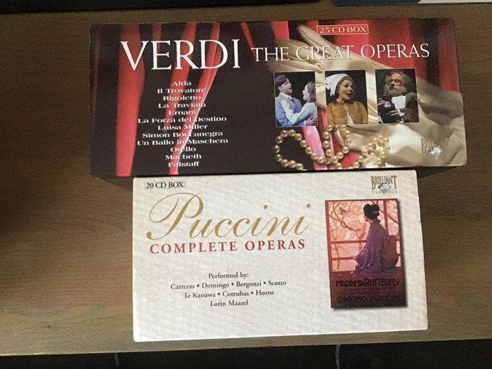 Verdi + Puccini - Diverse artiesten - 2x CD Box Sets -, Cd's en Dvd's, Vinyl Singles