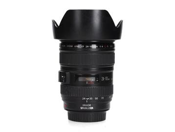 Canon EF 24-105mm f/4 L IS USM - Zoomlens - 1 jaar garantie, Ophalen of Verzenden, Zo goed als nieuw