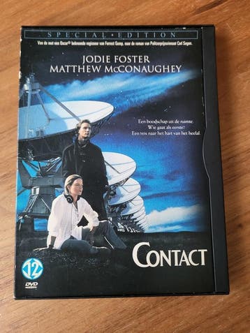 DVD - Contact, Cd's en Dvd's, Dvd's | Science Fiction en Fantasy, Vanaf 12 jaar, Verzenden, Gebruikt, Science Fiction