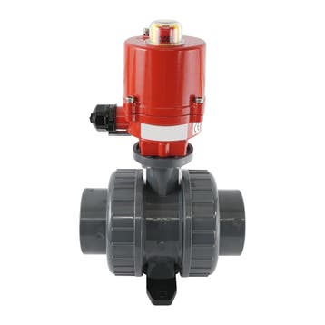 63mm 12V DC VDL 2-weg PVC Elektrische kogelkraan, Verzenden, Nieuw