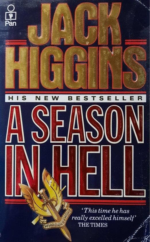A Season in Hell 9780330312103 Jack Higgins, Boeken, Taal | Engels, Gelezen, Verzenden