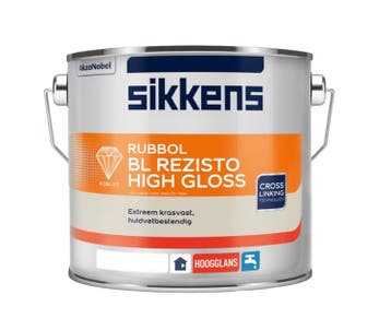 Sikkens Rubbol BL Rezisto High Gloss - 2,5L Wit 2.5L, Verzenden, Wit, Nieuw, Verf