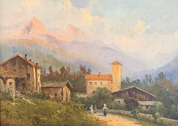 Liverani Luigi (1889-1972) - Paesaggio montano