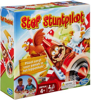 Stef Stuntpiloot | Hasbro - Kinderspellen, Verzenden, Nieuw