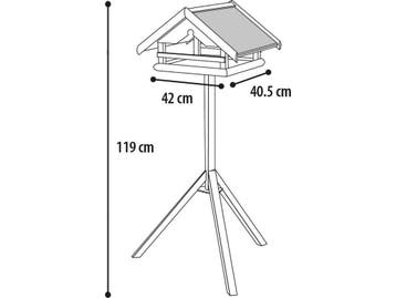 Flamingo Hafnir - Voederhuis - Waterbestendig - 42cm L x, Verzenden, Nieuw
