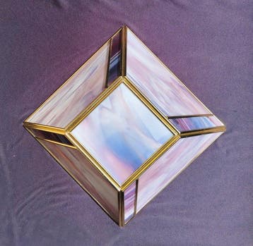 Plafondlamp - Tiffany-stijl glas-in-lood