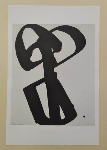 Pierre Soulages (1919-2022) - Sérigraphie n°1 - Encre sur