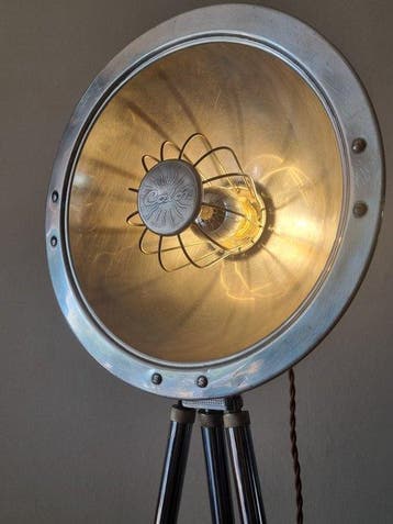 Calor, Orléans, 1950 - Statief vloerlamp - Vernikkeld