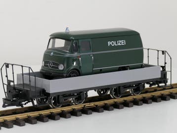 TRAINLINE45 3050100 Niederbordwagen Grau Mit Drehgestell..., Gebruikt, Gelijkstroom, Overige typen, Ophalen of Verzenden