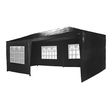 MaxxGarden Partytent 3x6m met zijwanden - Zwart (Tuin), Verzenden, Nieuw