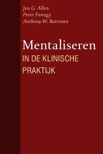 Mentaliseren in de klinische praktijk druk 1 9789057122774, Zo goed als nieuw