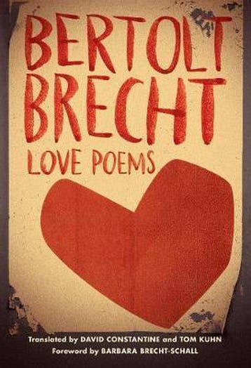 9780871408563 Love Poems Bertolt Brecht, Verzenden, Nieuw, Bertolt Brecht