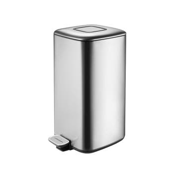 EKO Regent Step Bin 20 ltr - Mat RVS, Verzenden, Nieuw