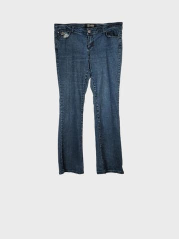 DEREON Jeans Dames maat W36 Blauw Vintage, Kleding | Dames, Ophalen of Verzenden, Nieuw