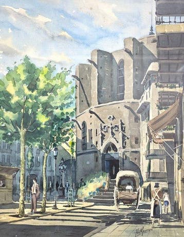 Catalan School (XX) - NO RESERVE - Santa Maria del Mar de
