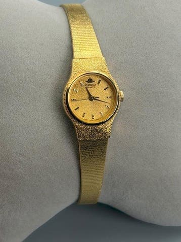 Seiko - Galaxy V401-0250 | Gold Dust Textured Dial –