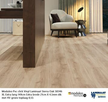 Moduleo Pergo Pvc click vloeren 5 Kleur vanaf €17,95p/m2, 75 m² of meer, Pvc click, Nieuw, Wit