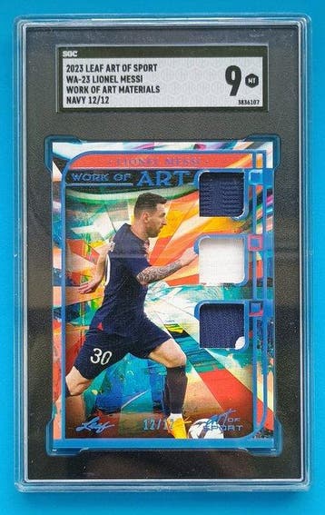 2023 Leaf Art of Sport Lionel Messi - Game Used - WA-23, Nieuw