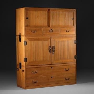 Ladenkast voor kleding - Hout, Metaal, Paulownia/Kiri-hout -