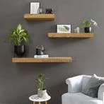 Houten zwevende wandplank 40x21x7,2 cm met verborgen compart, Verzenden, Nieuw