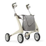 byACRE Carbon Ultralight Rollator met Weekendtas – Wit S, Ophalen of Verzenden, Nieuw