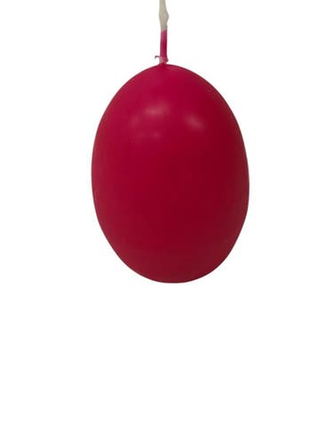 Eikaars Eierkaarsen Fuchsia 65x45 mm per stuk, Ophalen of Verzenden, Nieuw