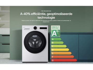 LG F4WX801YB - Wasmachine - 11kg laadvermogen - A, Verzenden, Zo goed als nieuw