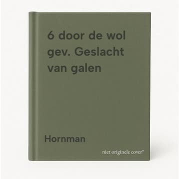 6 door de wol gev. Geslacht van galen - Hornman, Verzenden, Gelezen, Hornman