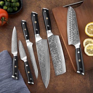 Smoked Blades - Keukenmes - Chefs knife - Handgemaakt