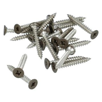 20 stuks Houtschroeven pozidrive 3.7X30 mm brons, Verzenden, Nieuw