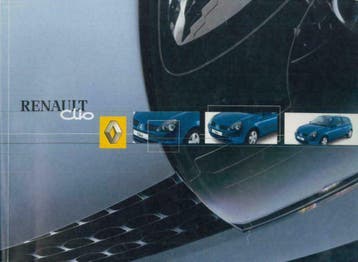 2002 Renault Clio Origineel Instructieboekje Nederlands, Verzenden