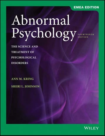 Abnormal Psychology 9781119586302, Boeken, Zo goed als nieuw