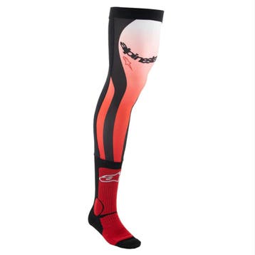 Alpinestars Knee Brace Sokken Licht Rood Wit, Motoren, Verzenden, Nieuw