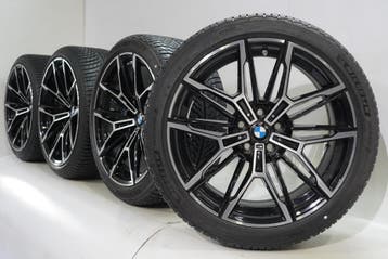 BMW M2 M3 M4 G87 G80 G82 930M 19 & 20 inch velgen Michelin W, 19 inch, Gebruikt, Velg(en), Winterbanden