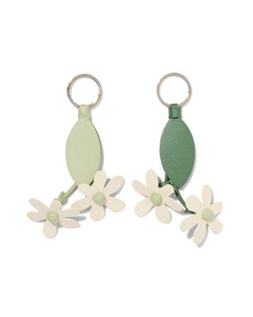 HEMA Sleutelhanger 6x5x13.5cm bloemen, Verzenden, Nieuw
