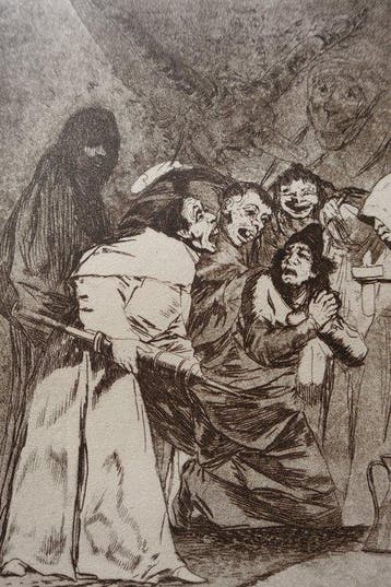 Francisco De Goya (1746-1828) - Caprichos Blatt #58
