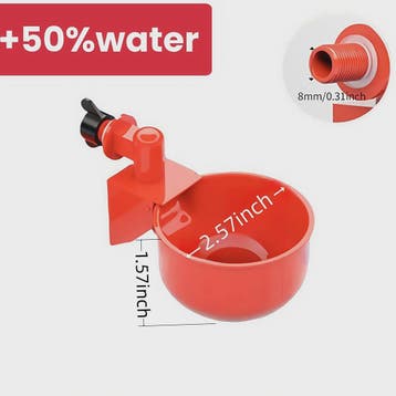 50x Automatische Kippen Drinkbakjes - Efficiënte Waterdispen, Verzenden, Nieuw