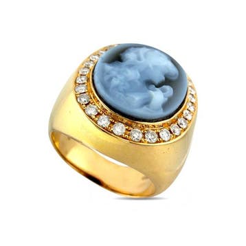 Ring - 18 karaat Geel goud, Exclusieve 18k geelgouden ring, Nieuw