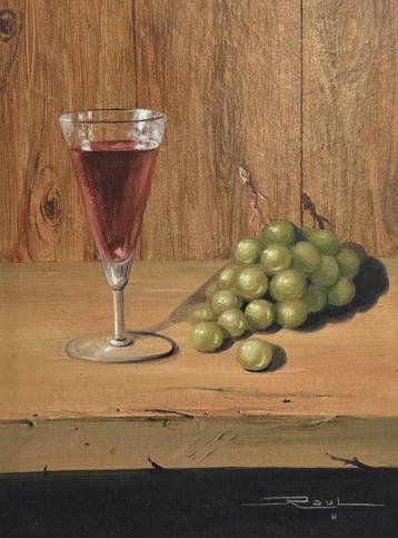 Raúl Martínez Ildeforn (1933-2006) - Uvas y vino