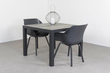 Sophie Element antraciet/Kings 100 cm. tuinset - 3-delig, Verzenden, Nieuw, Overige materialen, Tuinset