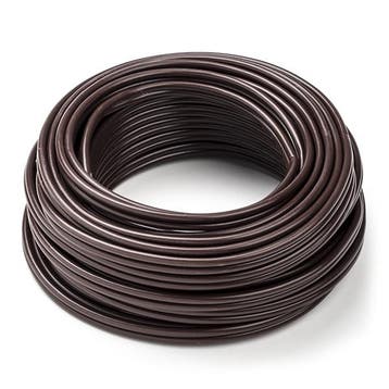 Tweelingsnoer | 2x 0.75 mm² | 10 meter (Bruin), Verzenden, Nieuw