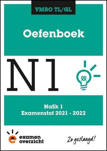 ExamenOverzicht   Oefenboek NaSk 1 VMBO TLGL 9789493237544, Zo goed als nieuw