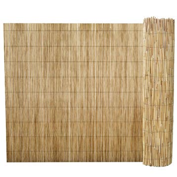 vidaXL Tuinscherm 100x1000 cm riet, Verzenden, Nieuw, 1 tot 2 meter