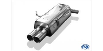 FOX BMW E36 316/ 318/ 320/ 323/ 325/ 328 einddemper - 2x76 t, Verzenden, Nieuw