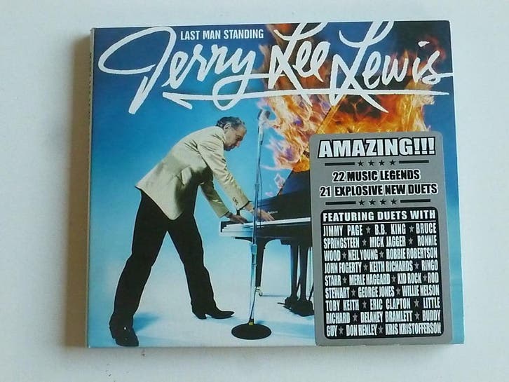 Jerry Lee Lewis - Last man standing, Cd's en Dvd's, Cd's | Pop, Zo goed als nieuw, Verzenden
