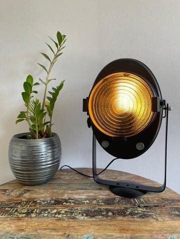 A.E. Cremer Paris - Lamp - Glas, Metaal, Hout - Grote A. E.