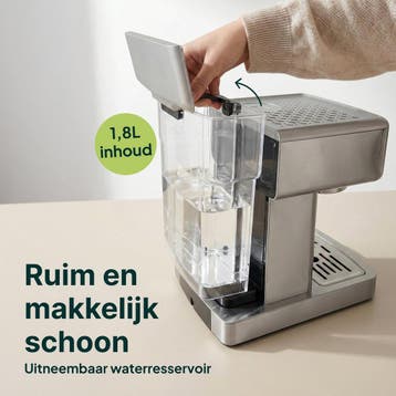 Espressomachine - 20 Bar - Pistonmachine met stoompijpje, Verzenden, Zo goed als nieuw