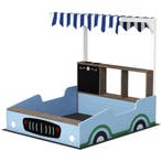 TRUUSK Houten Zandbak Met Dak - Zitbank - Tekentafel - Plant, Verzenden, Nieuw